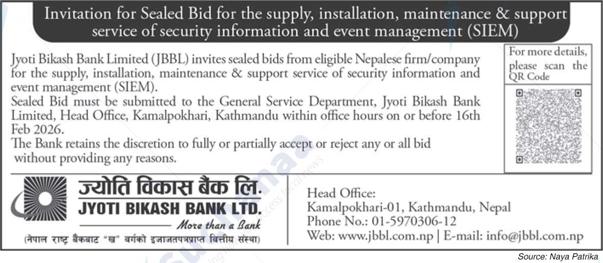 Jyoti Bikash Bank Limited