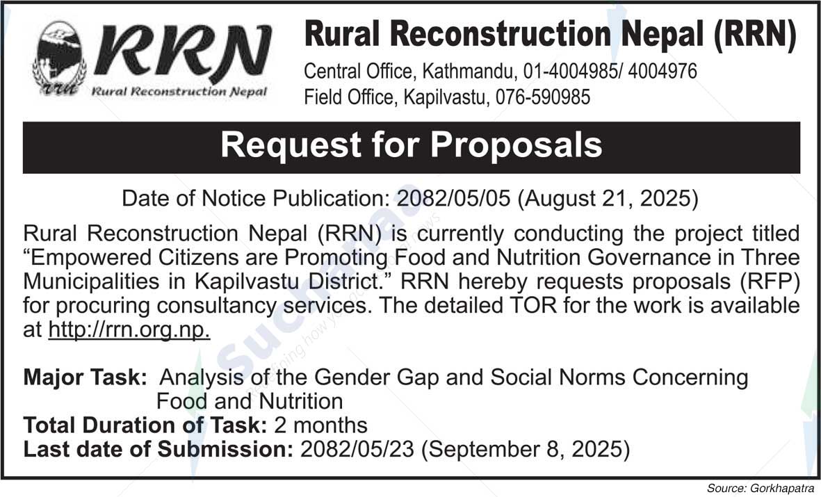 Rural Reconstruction Nepal (RRN)