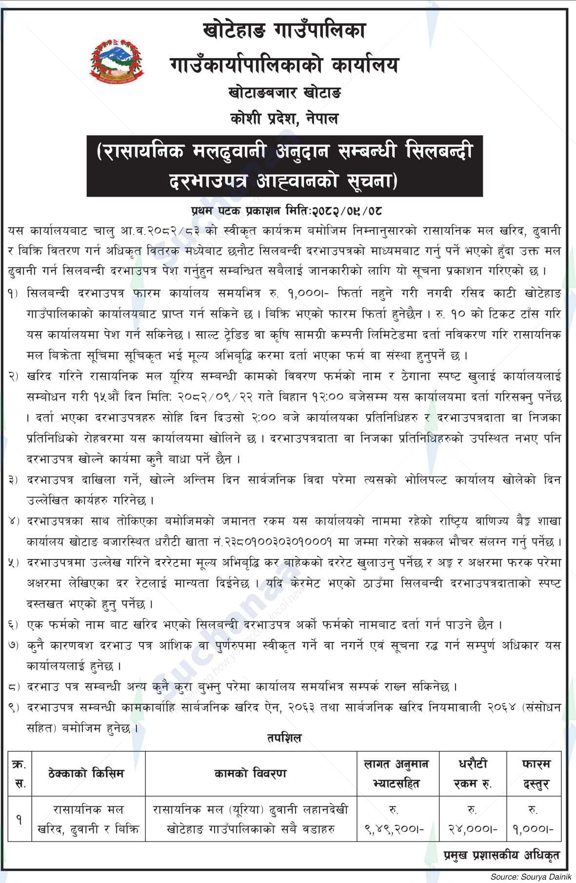 Khotehang Rural Municipality