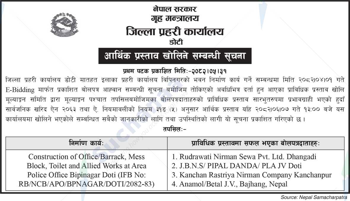 District Police Office, Doti