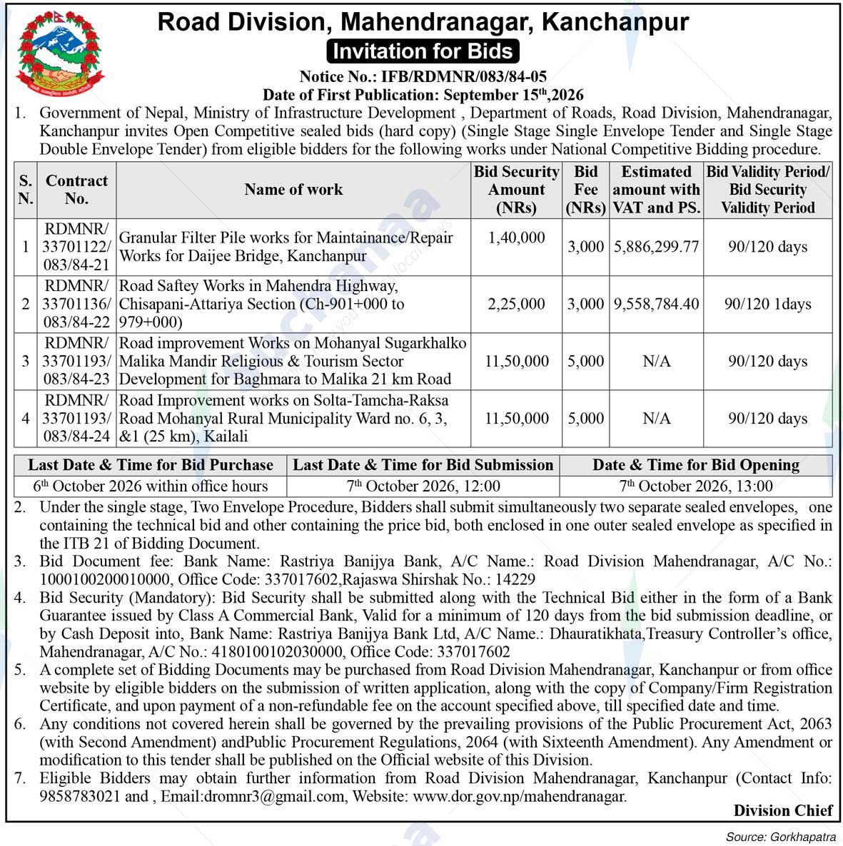 Road Division