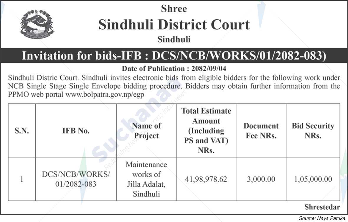 Sindhuli District Court, Sindhuli