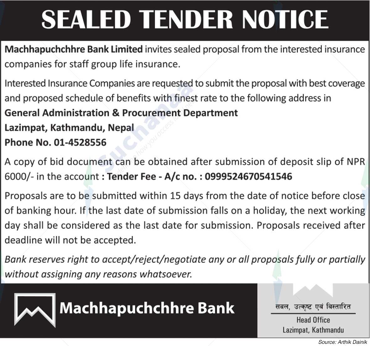 Machhapuchchhre Bank Limited