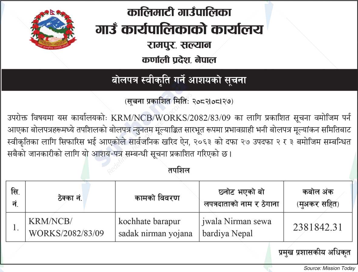 Kalimati Rural Municipality