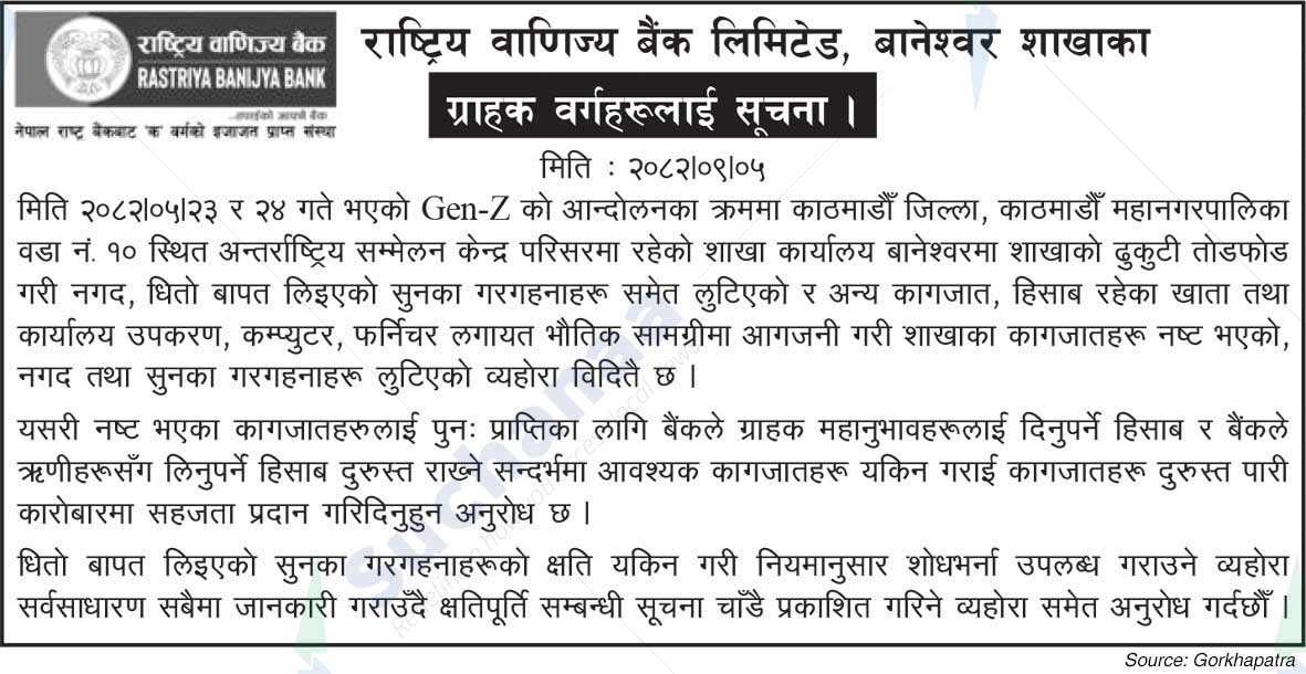 Rastriya Banijya Bank Ltd.