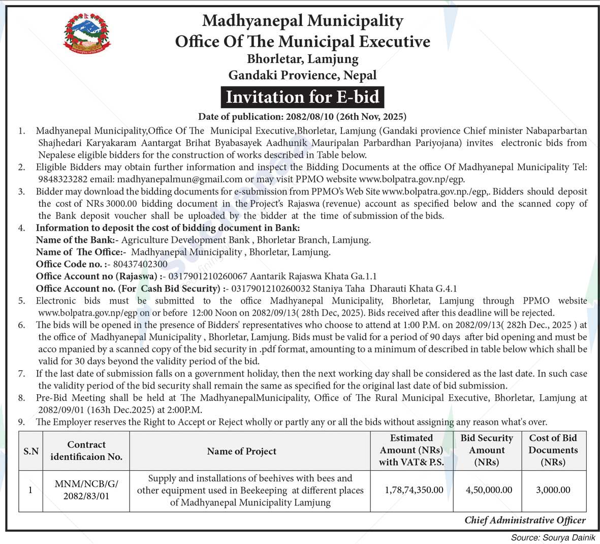 Madhyanepal Municipality