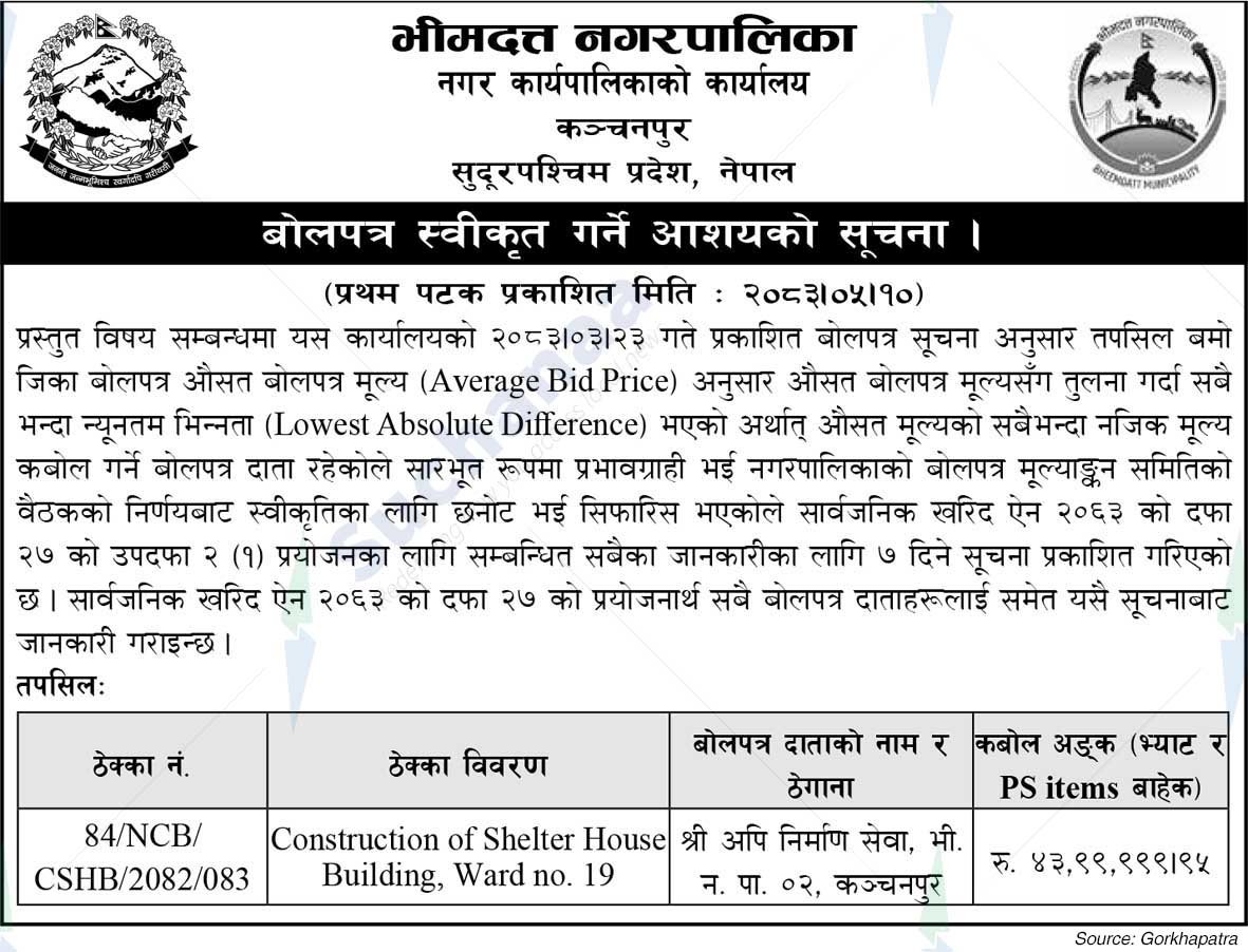 Bheemdatta Municipality