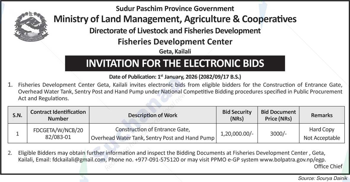 Fisheries Development Center, Geta, Kailali