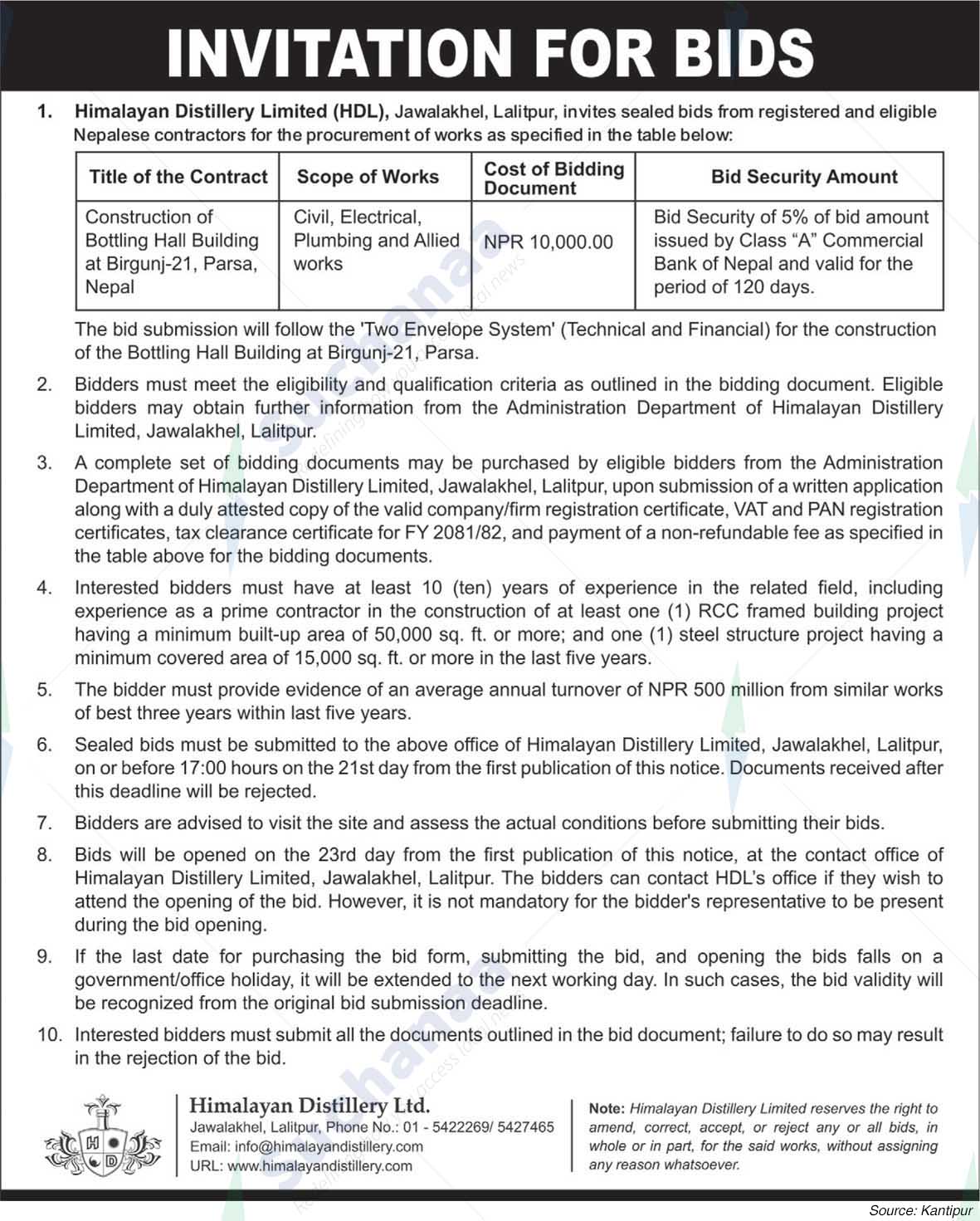 Himalayan Distillery Limited