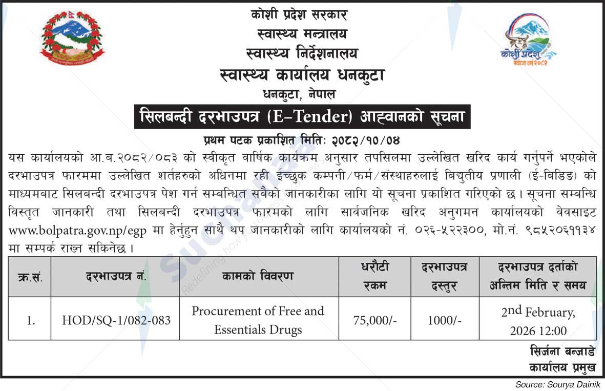 Health Office Dhankuta
