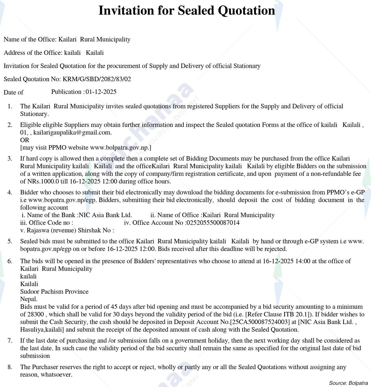 Kailari Rural Municipality