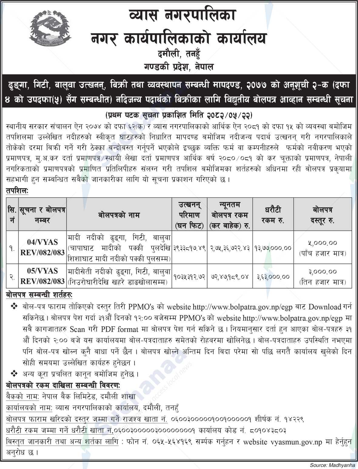 Vyas Municipality