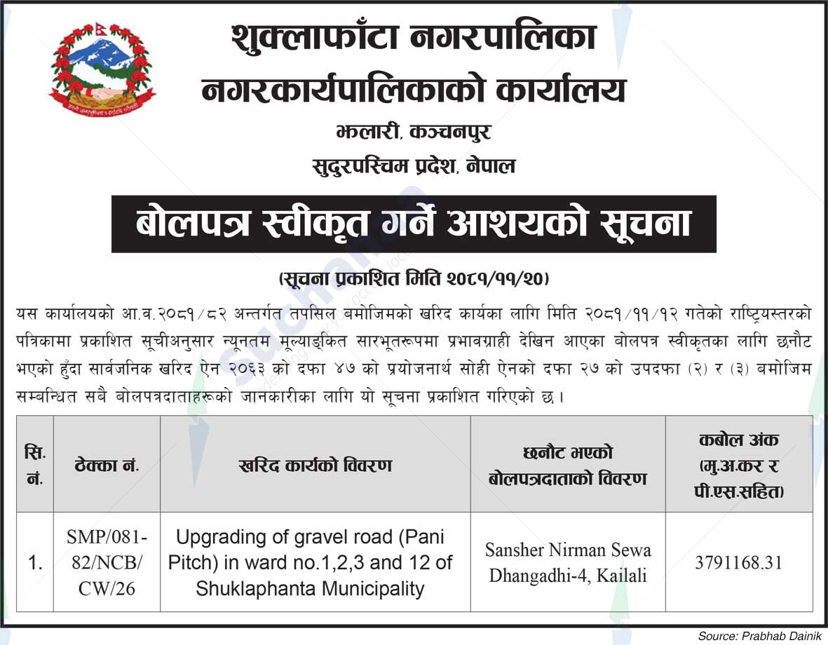 Shuklaphanta Municipality