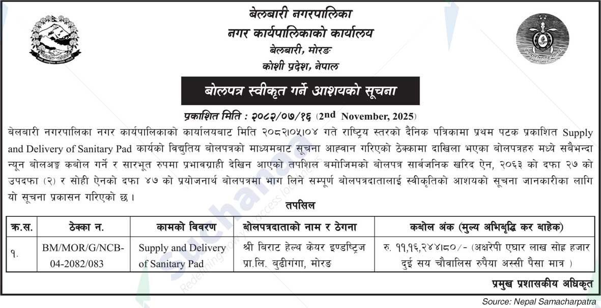 Belbari Municipality