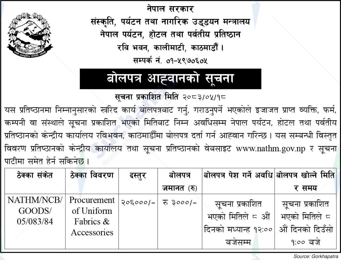 Nepal Academy of Tourism and Hotel Management (NATHM)