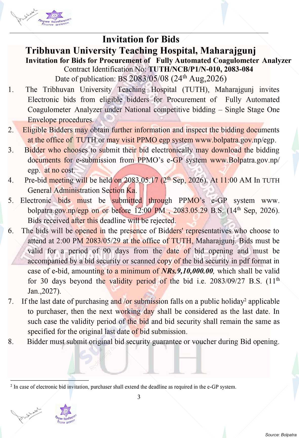 Tribhuvan University Teaching Hospital (TUTH)