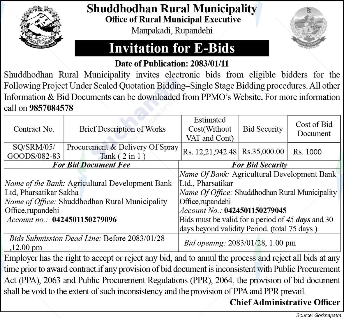 Shuddhodhan Rural Municipality