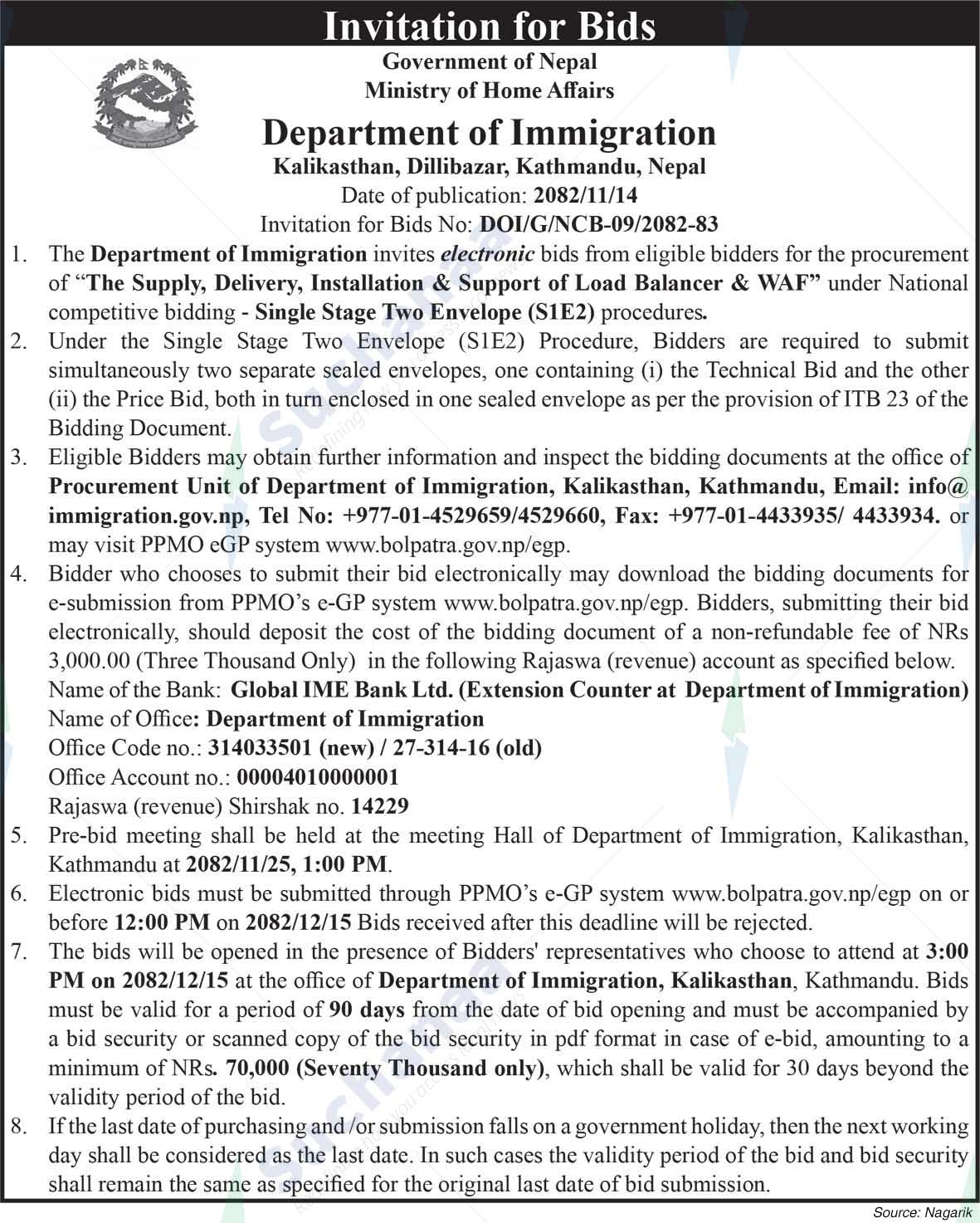 Department of Immigration