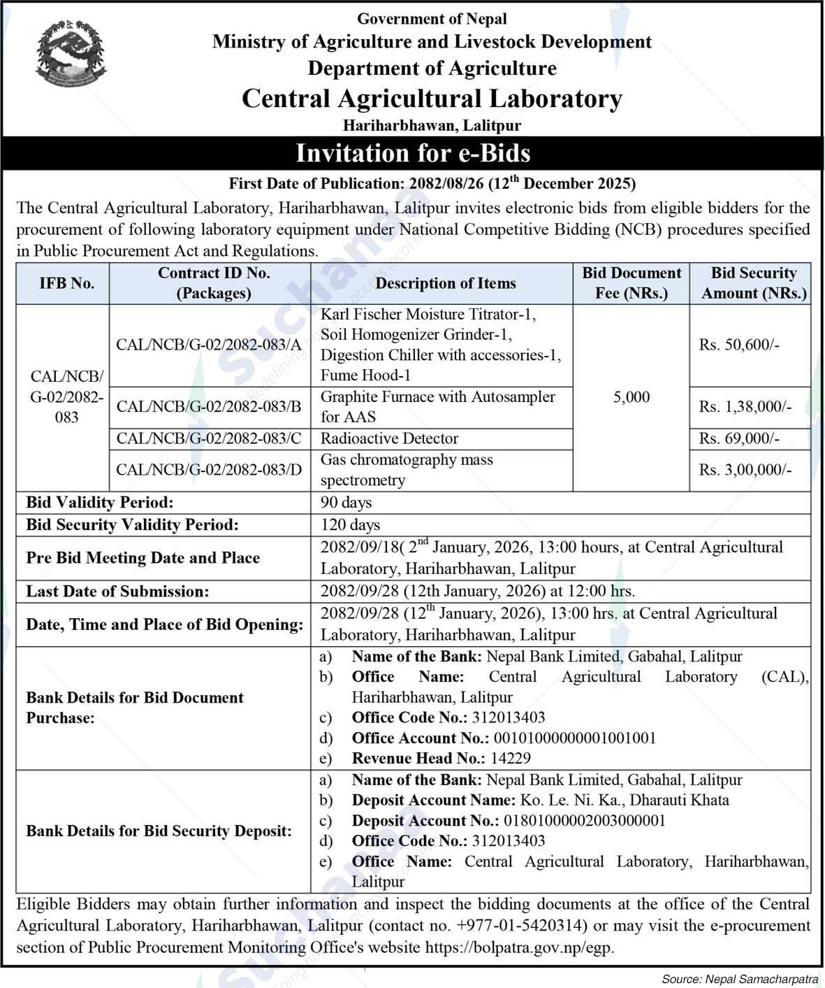 Central Agricultural Laboratory