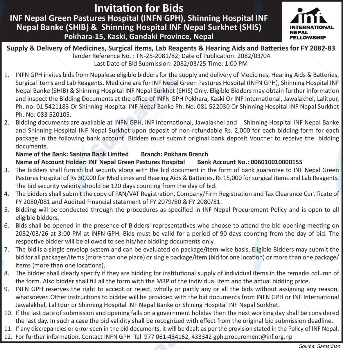 International Nepal Fellowship