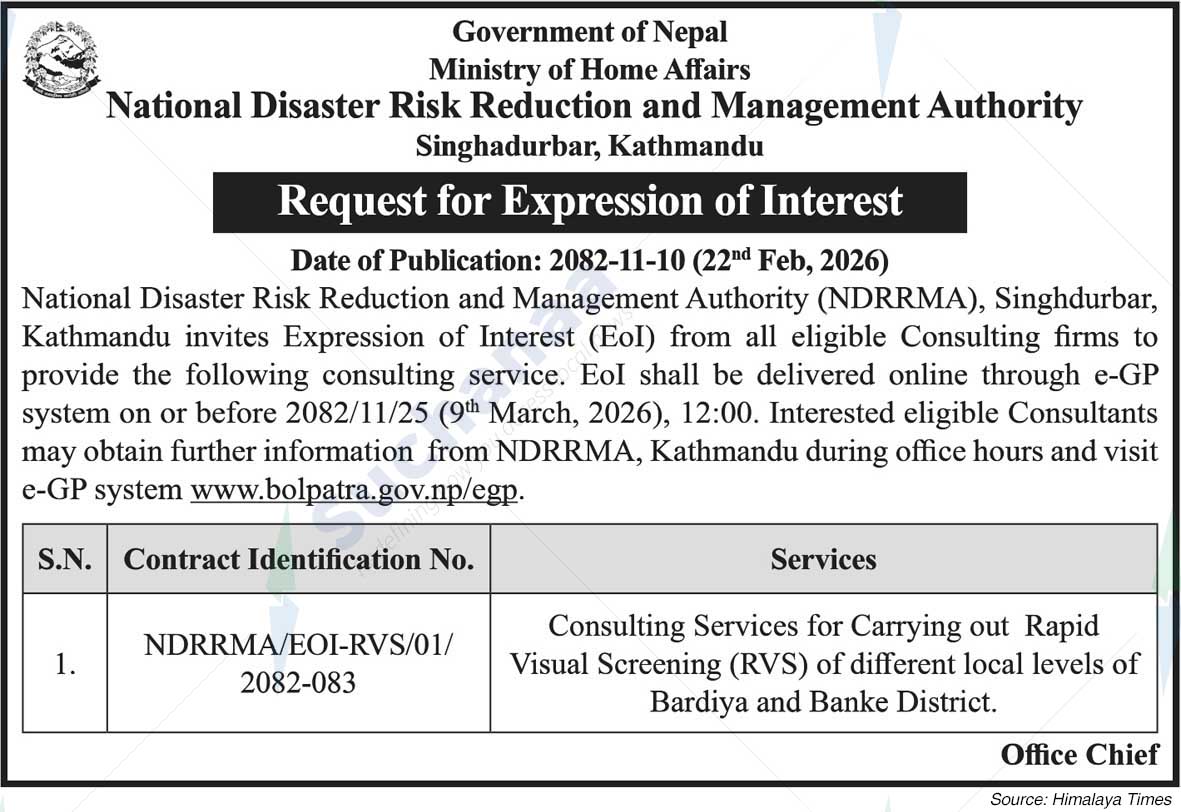 National Disaster Risk Reduction and Management Authority (NDRRMA)