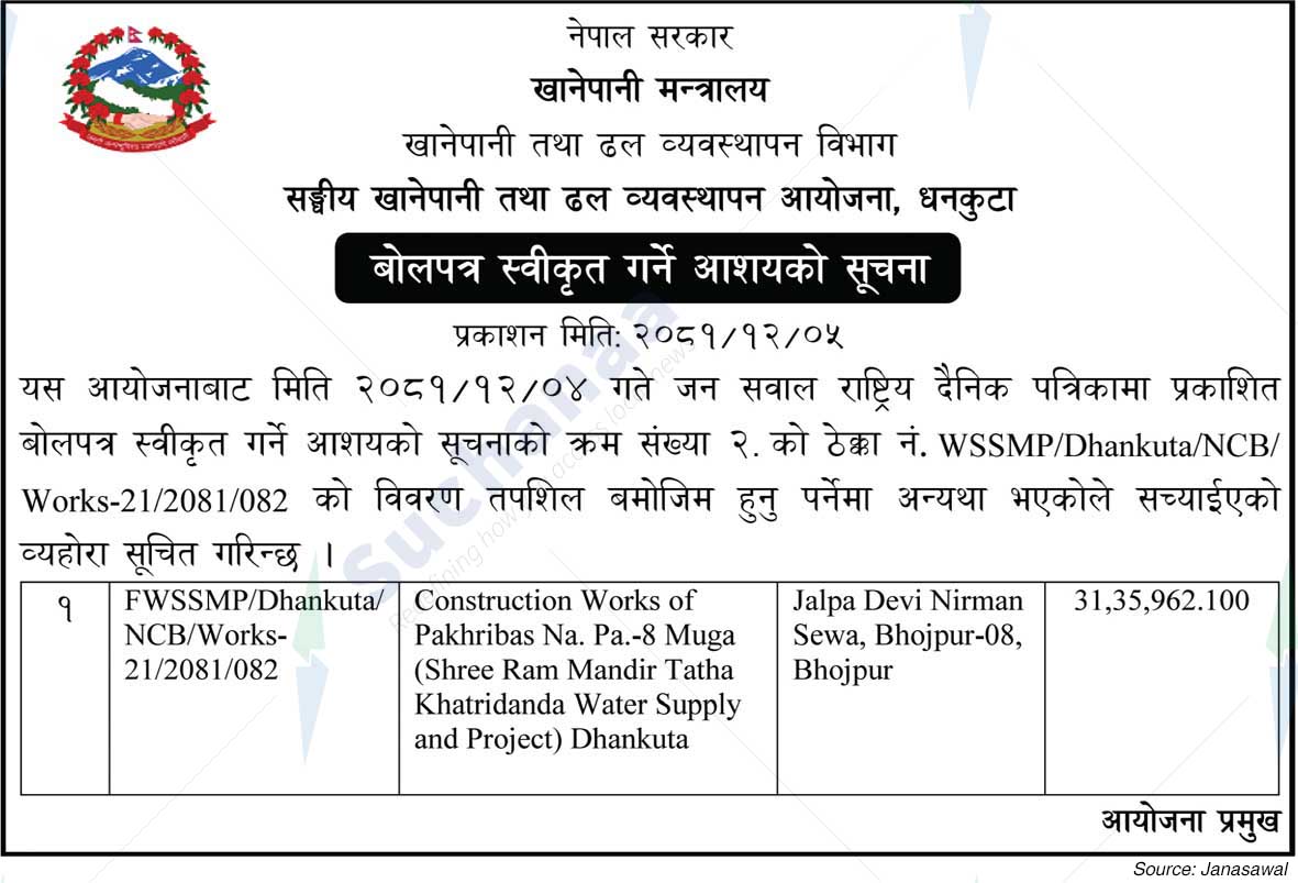 Federal Water and Sewerage Management Project