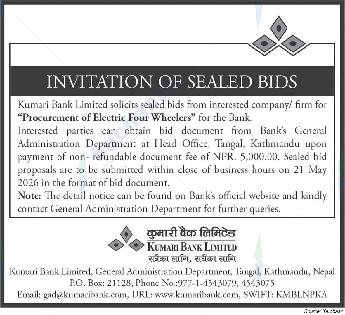 Kumari Bank Limited
