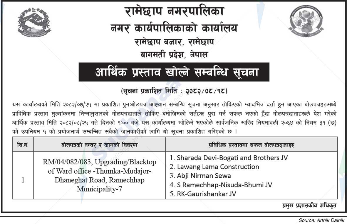 Ramechhap Municipality