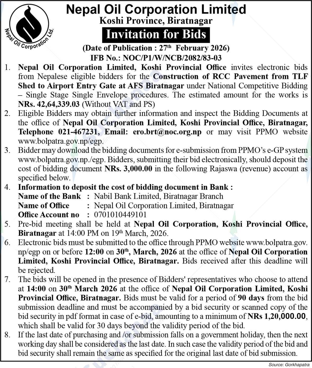 Nepal Oil Corporation Limited