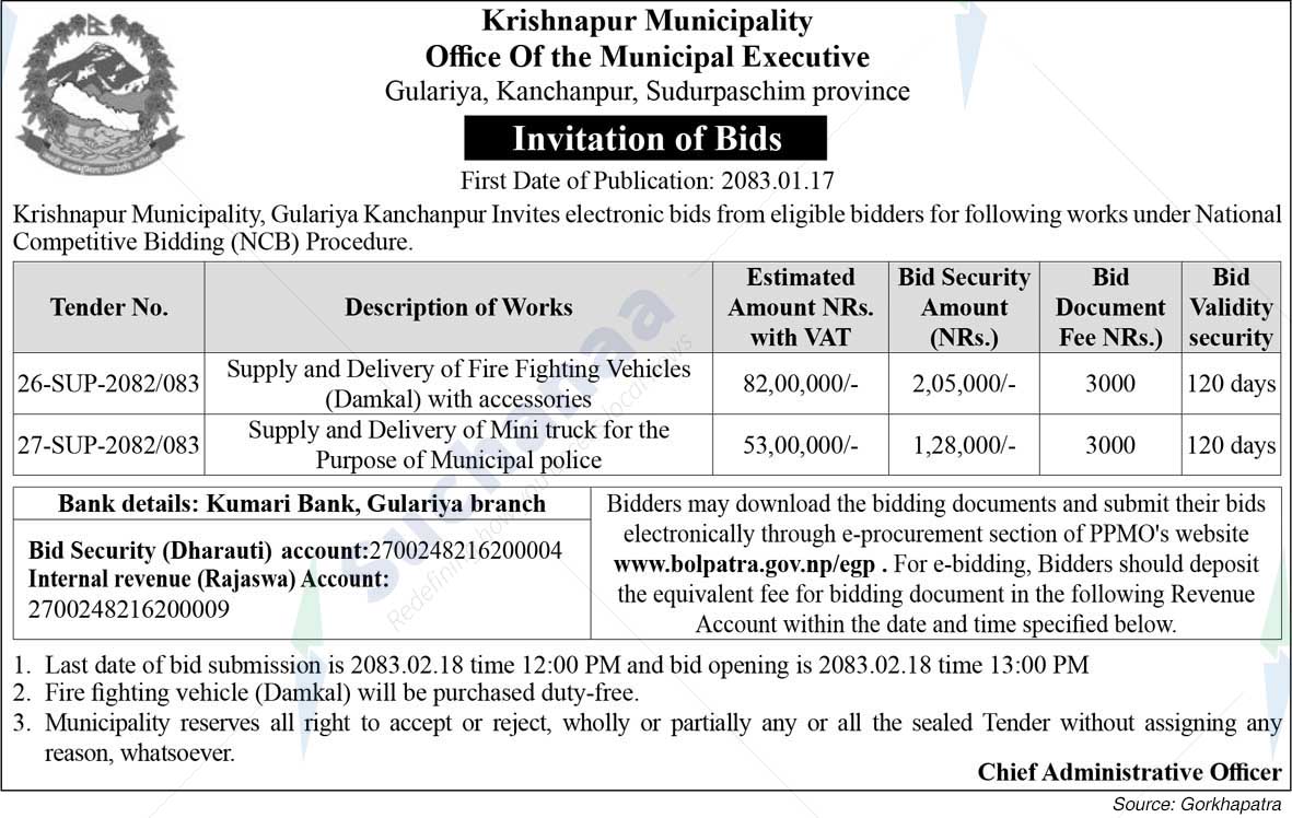 Krishnapur Municipality