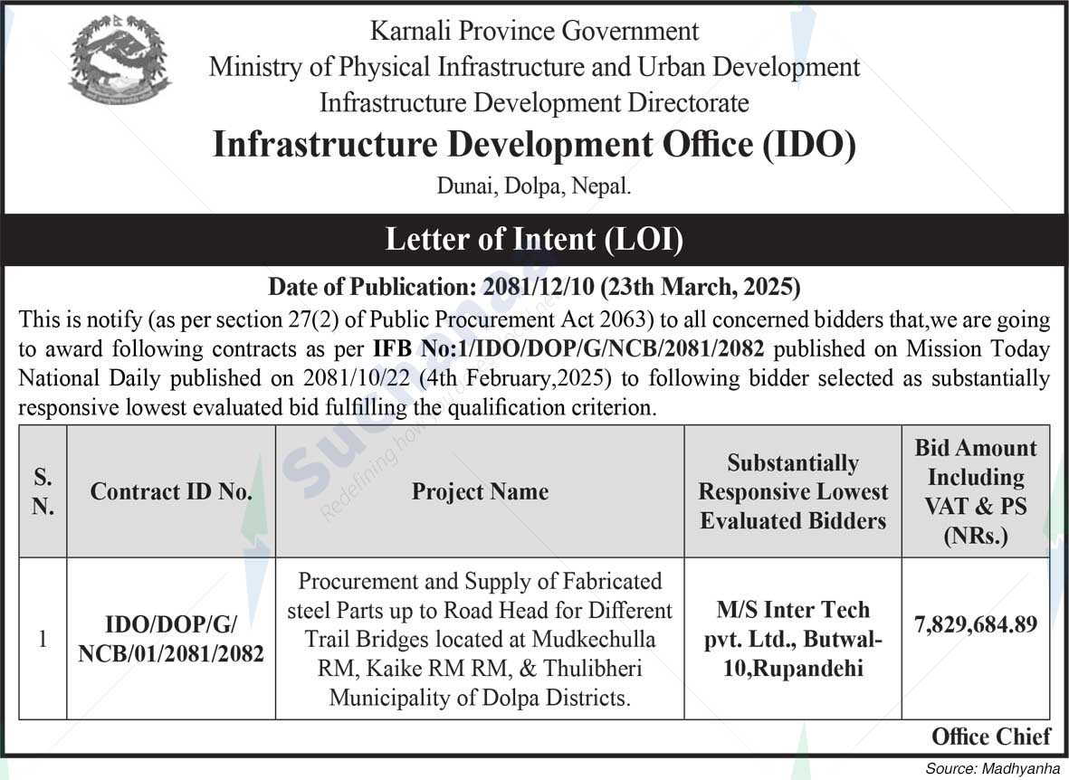 Infrastructure Development Office