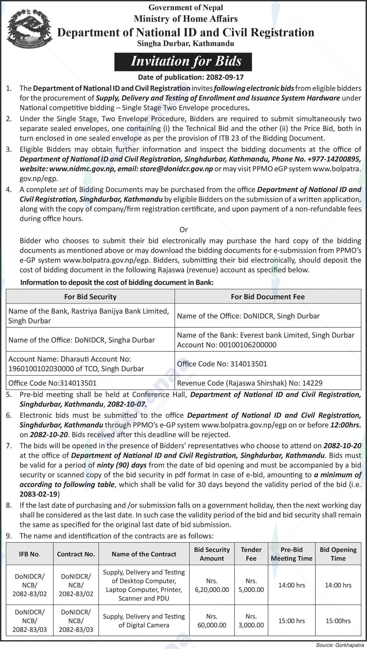 Department of National Id and Civil Registration