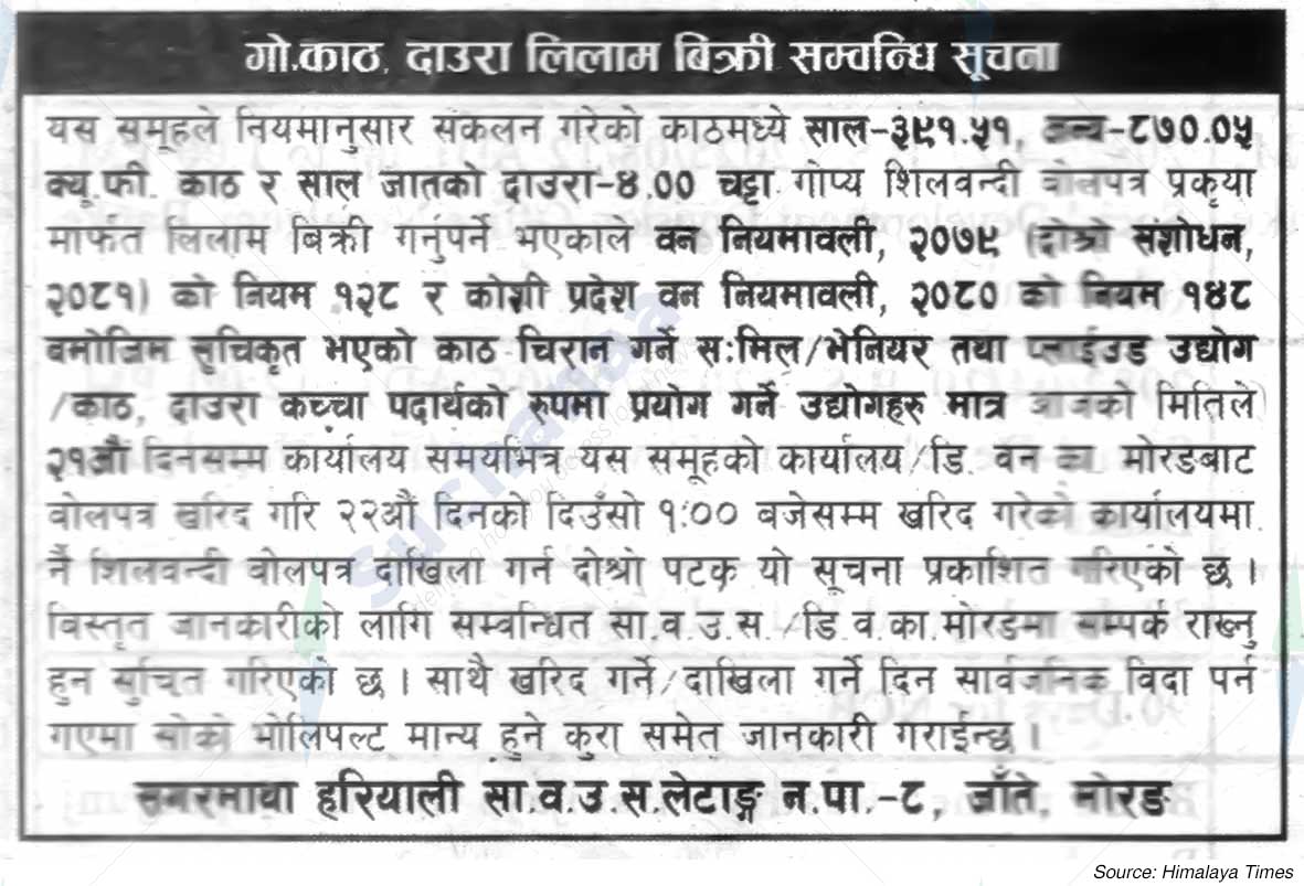 Sagarmatha Hariyali Saa.Wa.Wo.Sa.