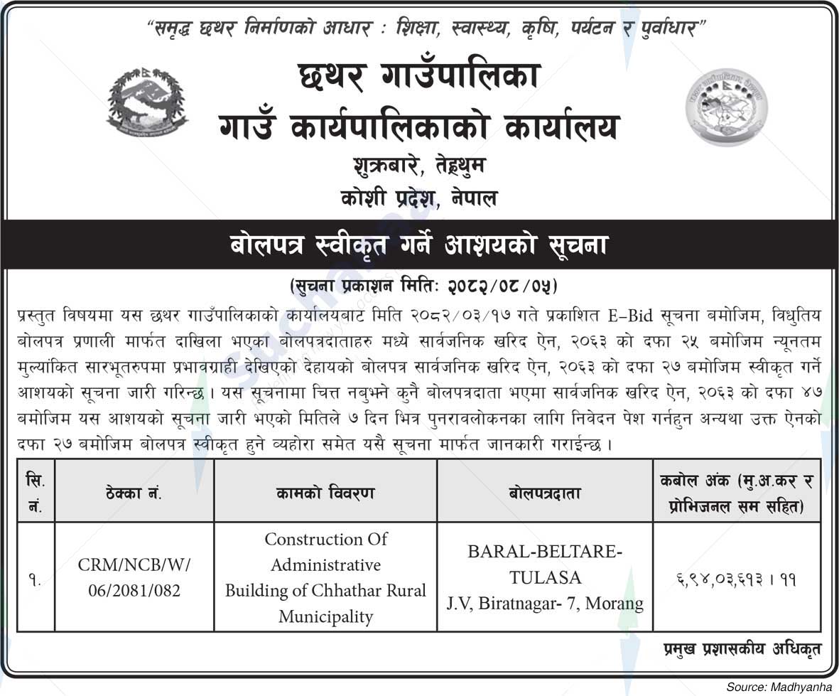 Chhathar Rural Municipality