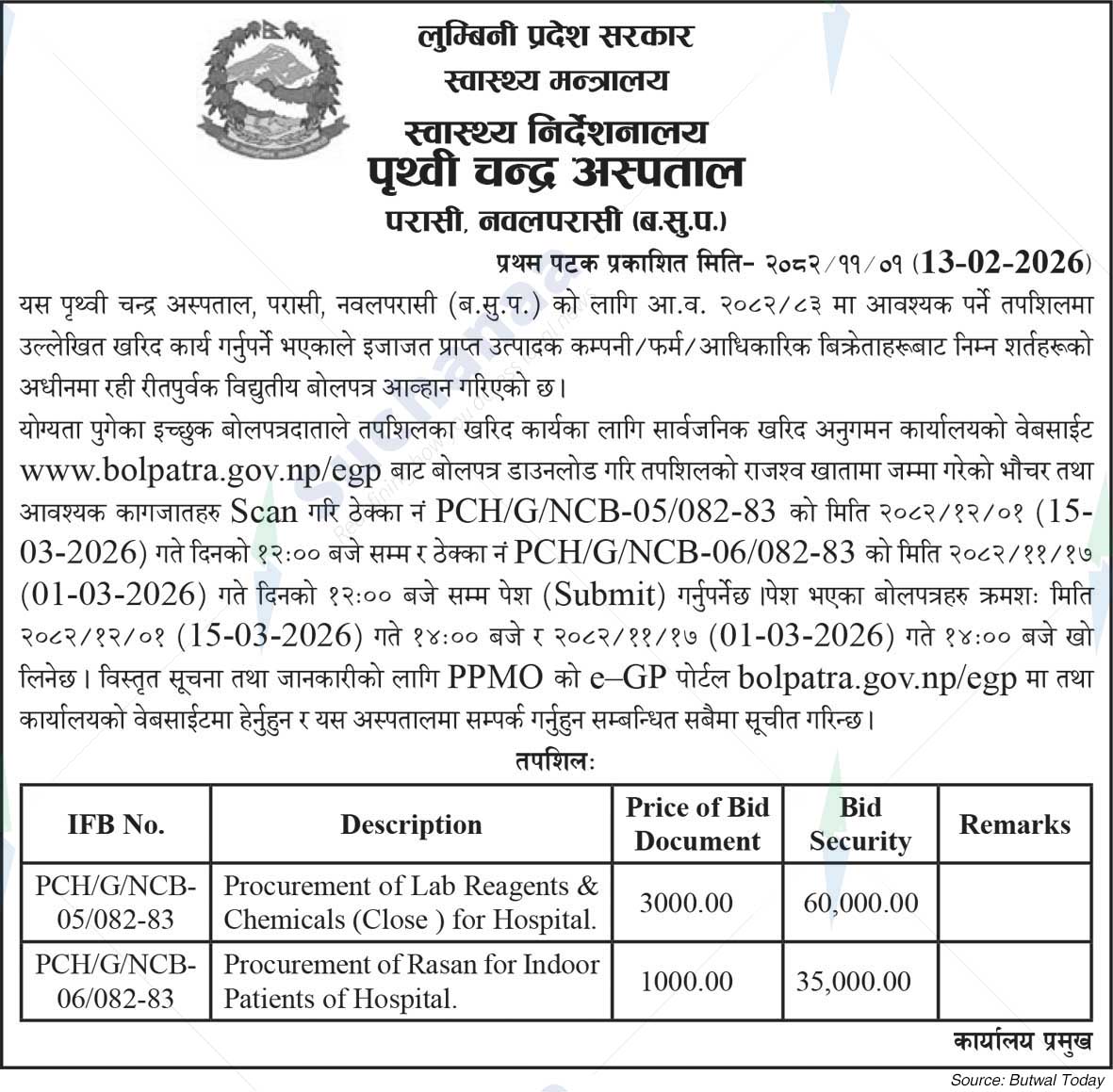 Prithvi Chandra Hospital