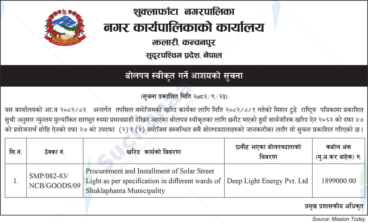 Shuklaphanta Municipality
