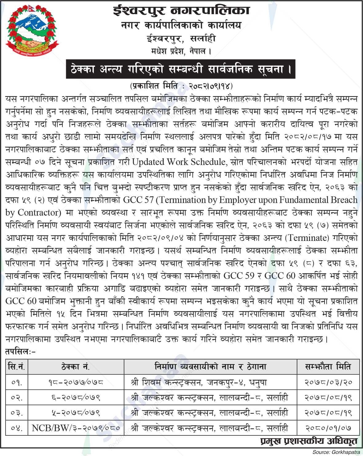 Ishworpur Municipality