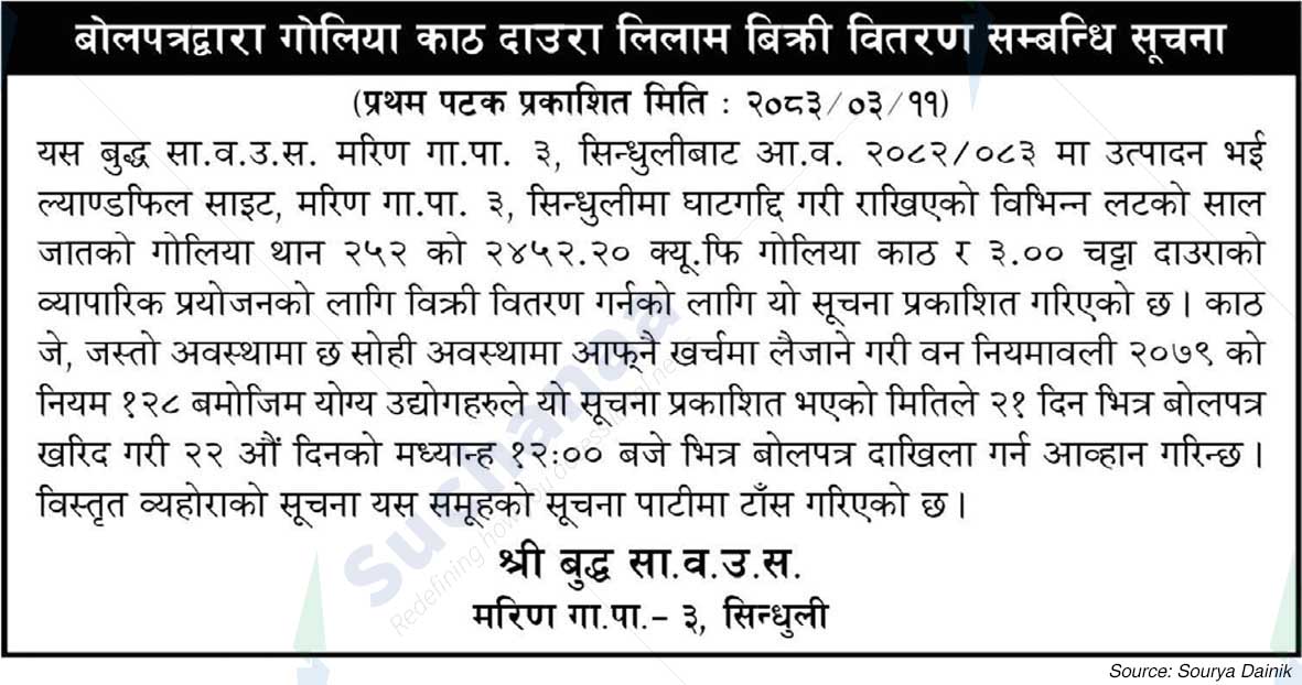 Shree Buddha Saa.Wa.Wo.Sa.