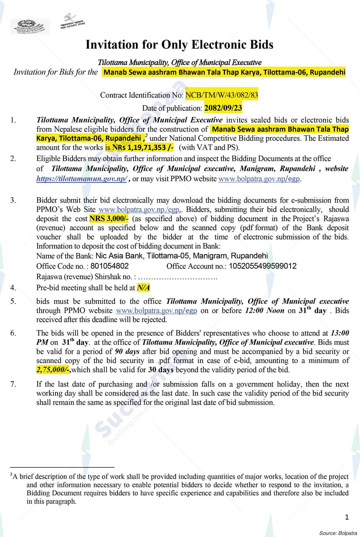 Tilottama Municipality