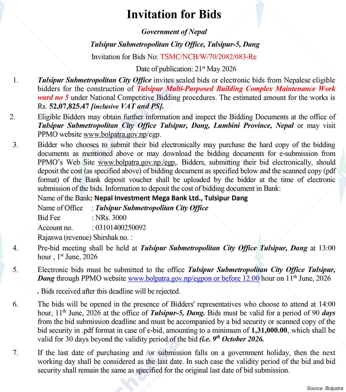 Tulsipur Sub-Metropolitan City