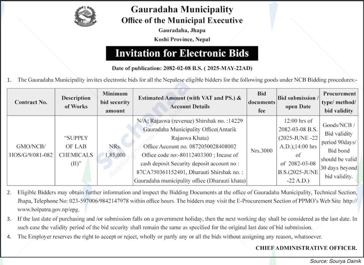 Office of the Municipal Executive , Gauradaha