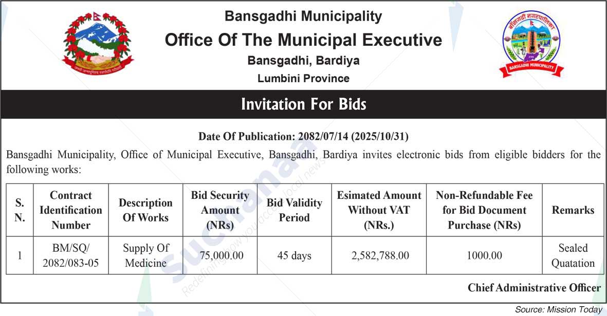 Bansgadhi Municipality