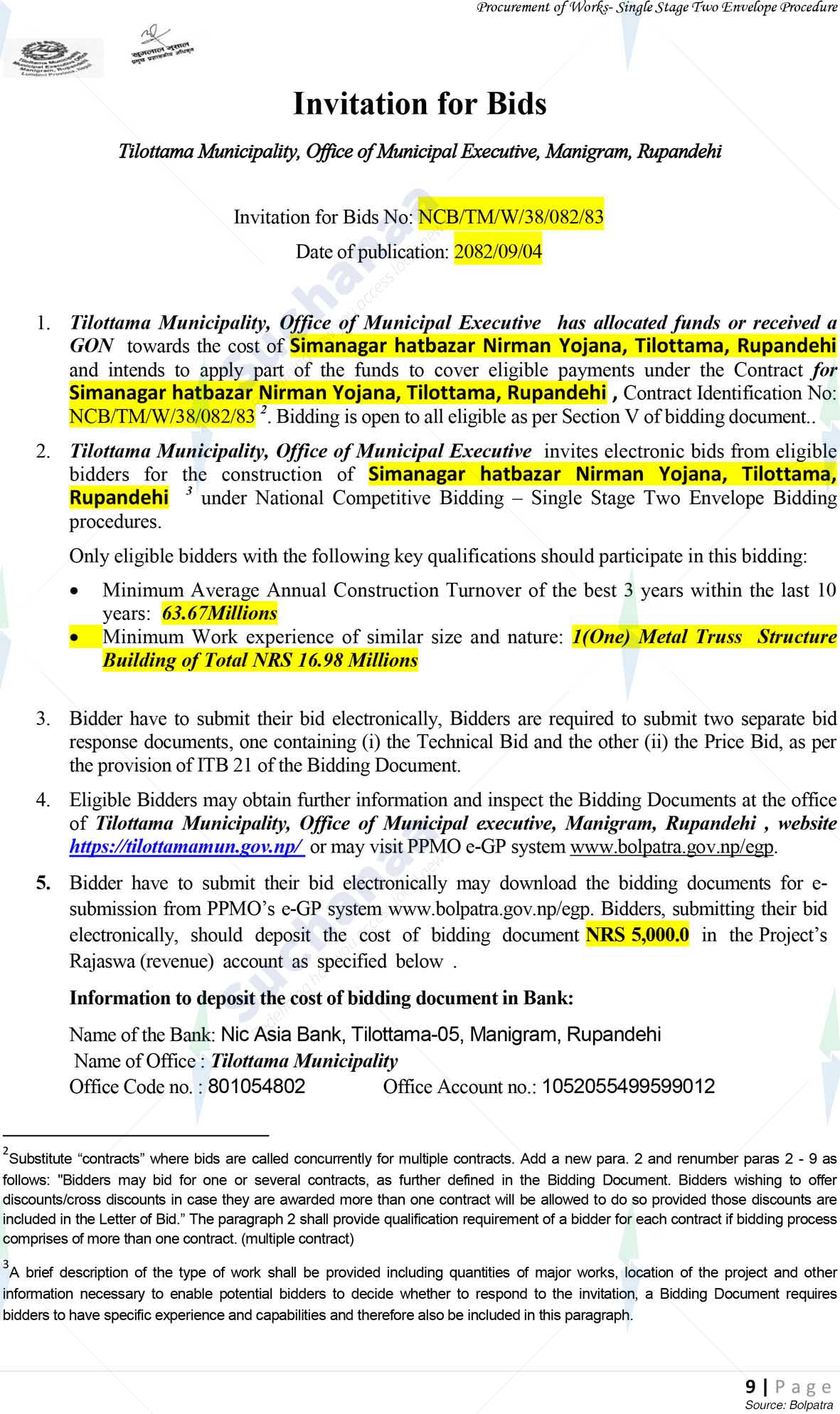 Tilottama Municipality