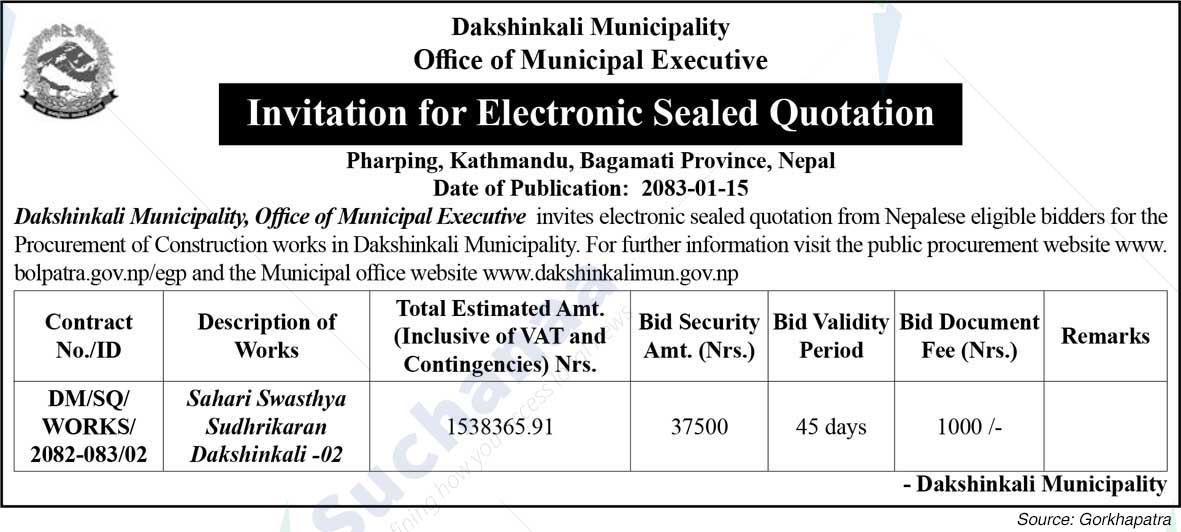 Dakshinkali Municipality