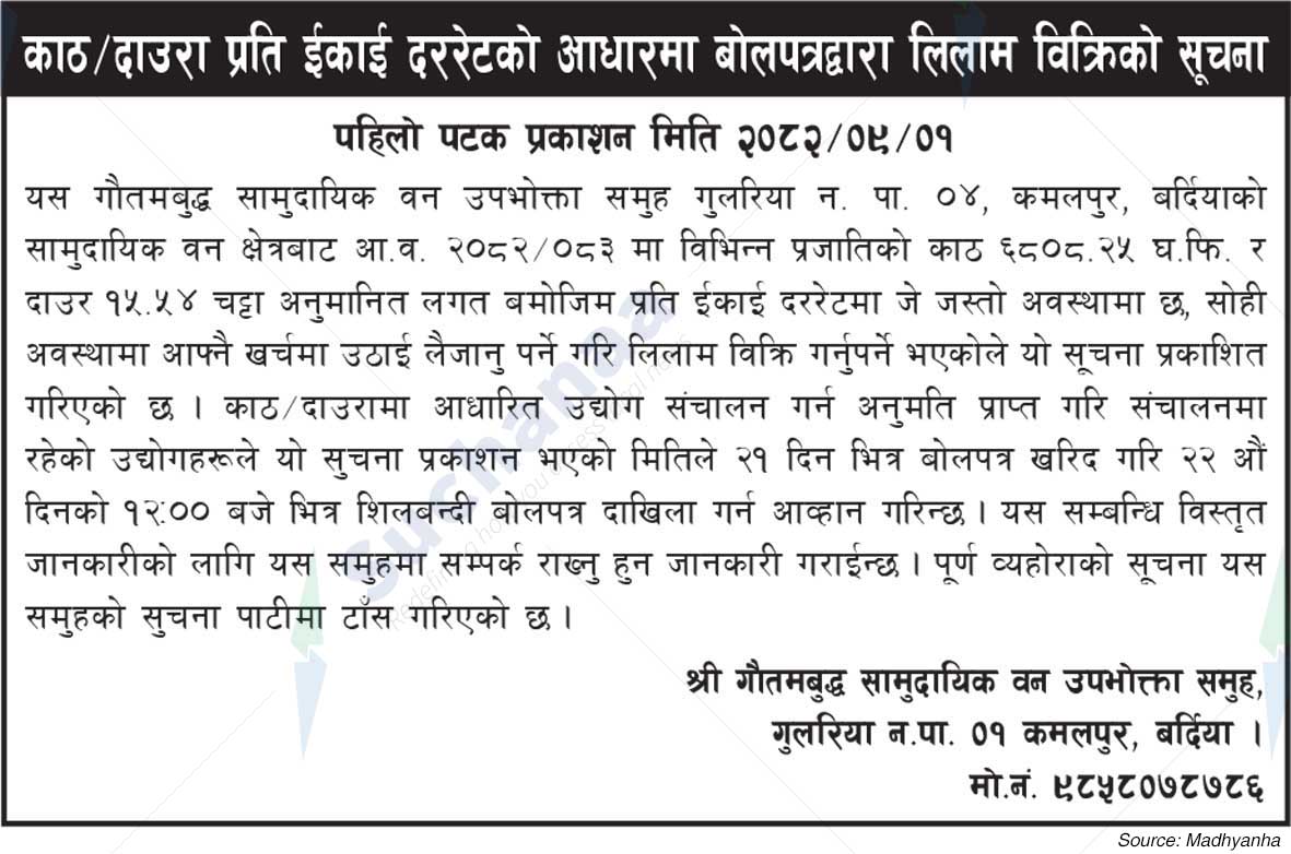 Shree Gautam Buddha Saa.Wa.Wo.Sa.