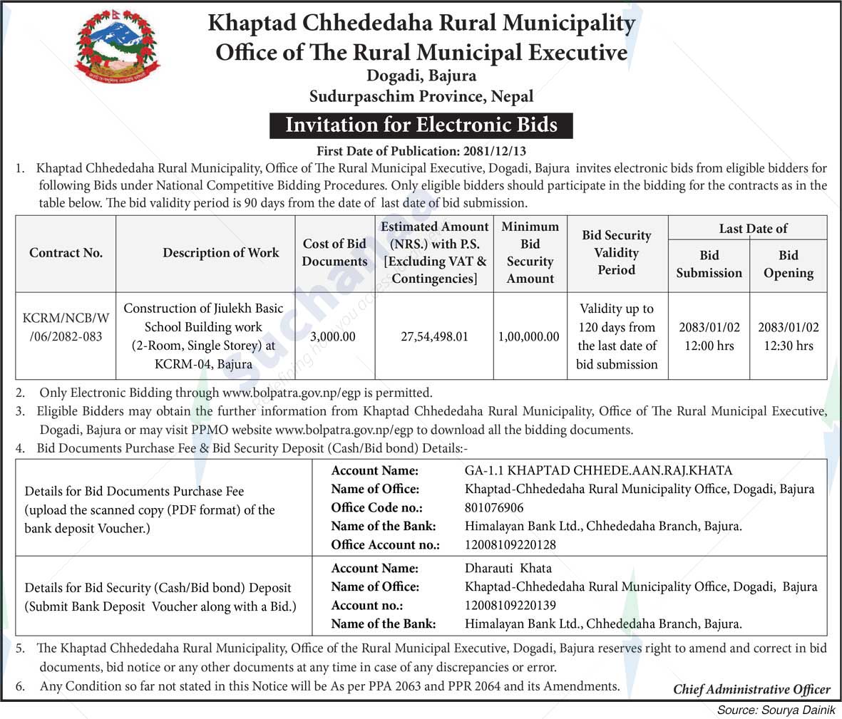Khaptad Chededaha Rural Municipality