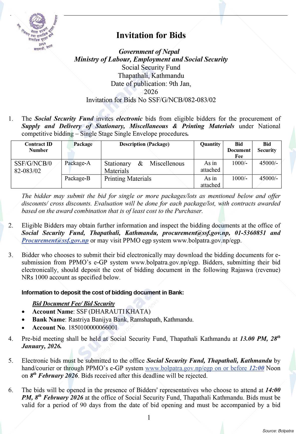 Social Security Fund, Kathmandu