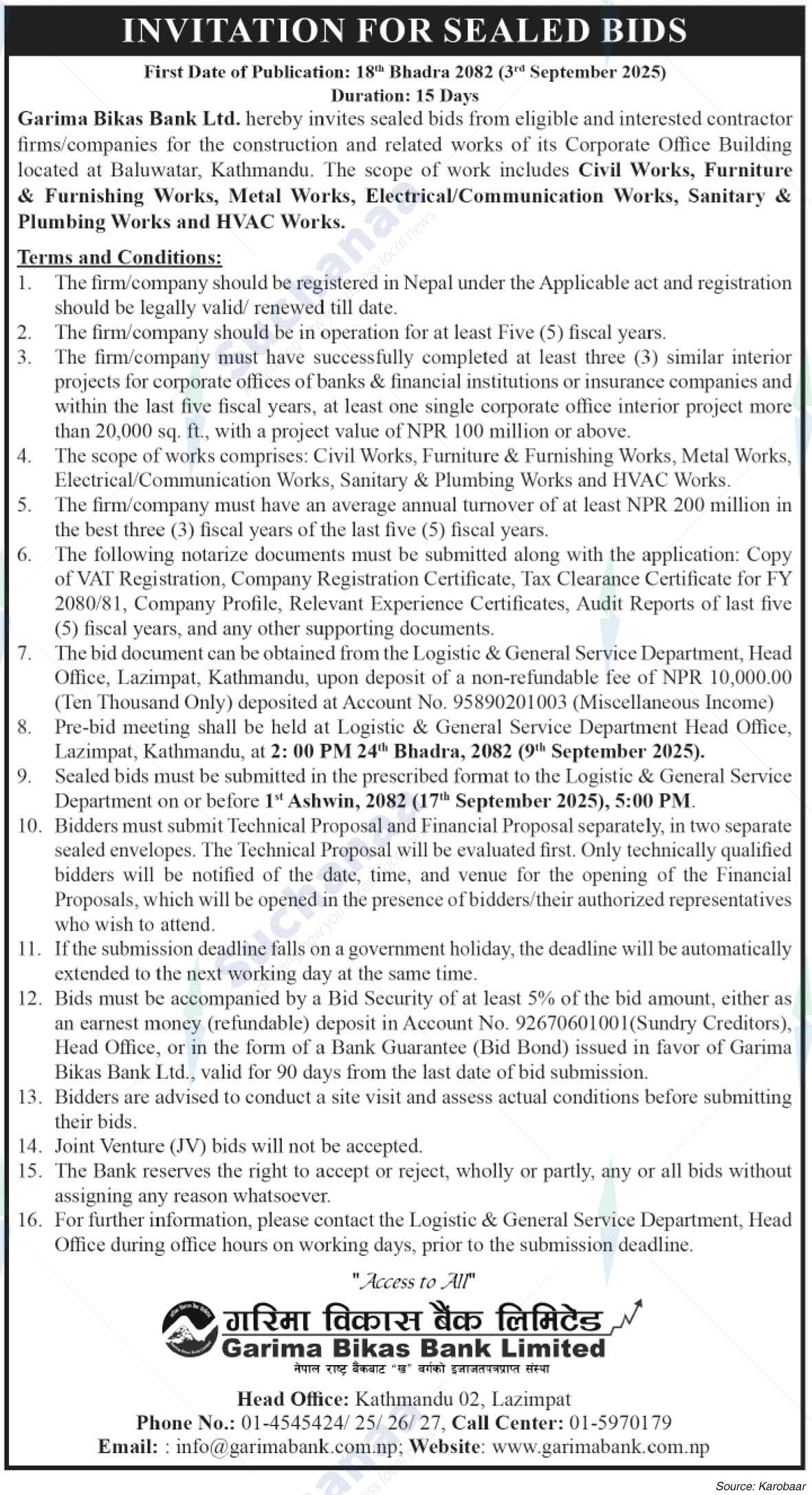 Garima Bikas Bank Limited