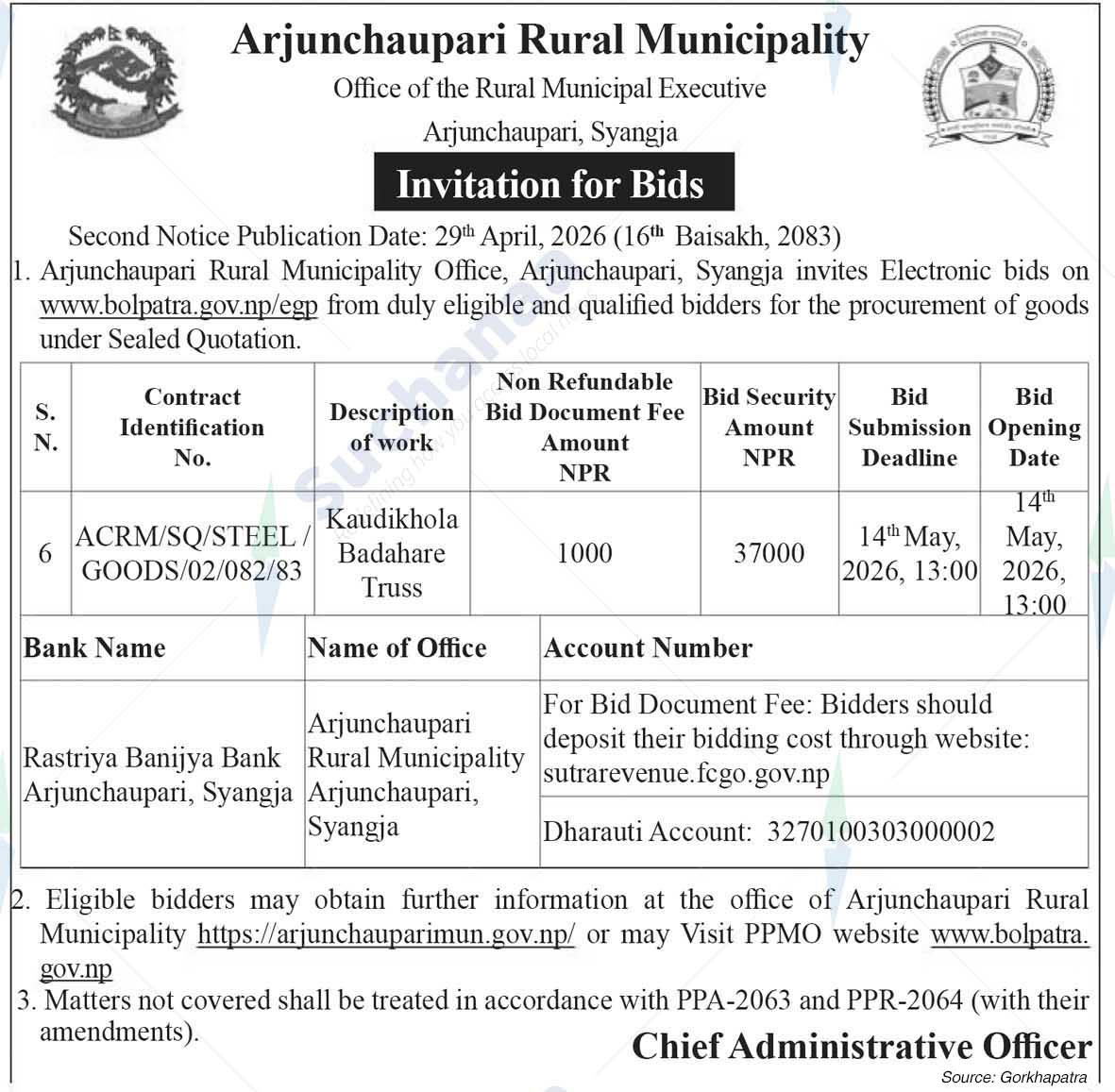 Arjunchaupari Rural Municipality