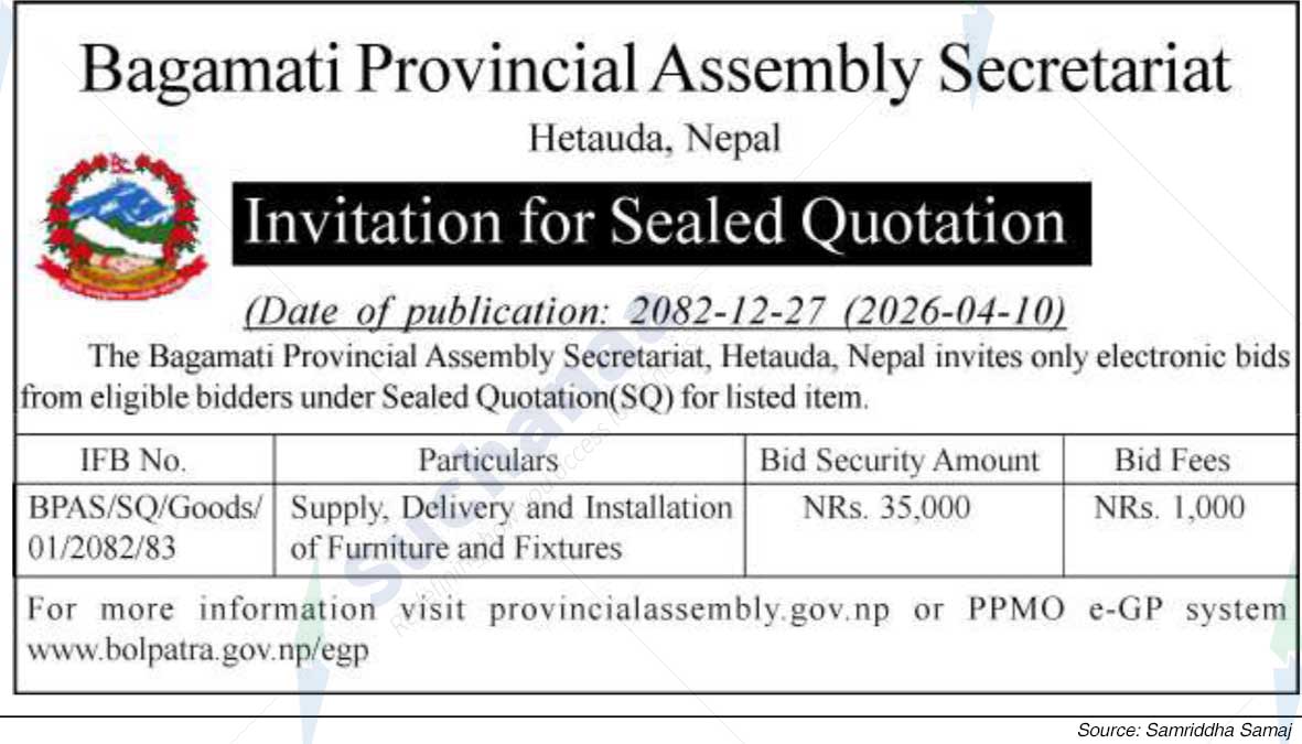 Bagamati Provincial Assembly Secretariat, Hetauda